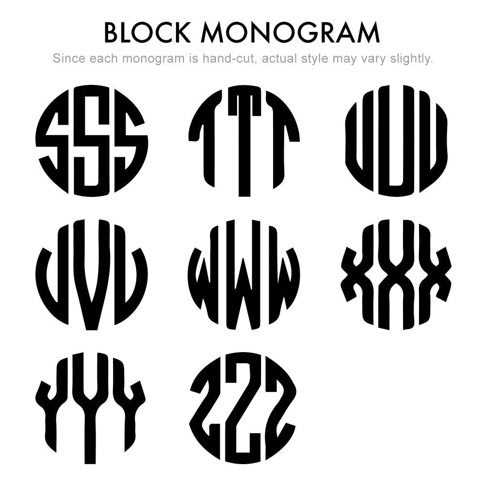 Block Monogram Silver Signet Ring