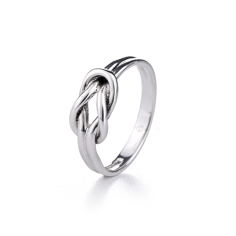 Sterling Silver Petite Love Knot Ring